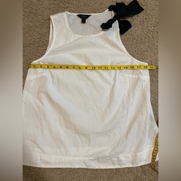 J Crew Size 10 sleeveless bow top - Picture 4 of 5